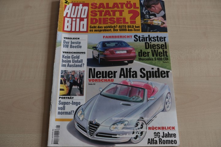 Deckblatt Auto Bild (25/2000)